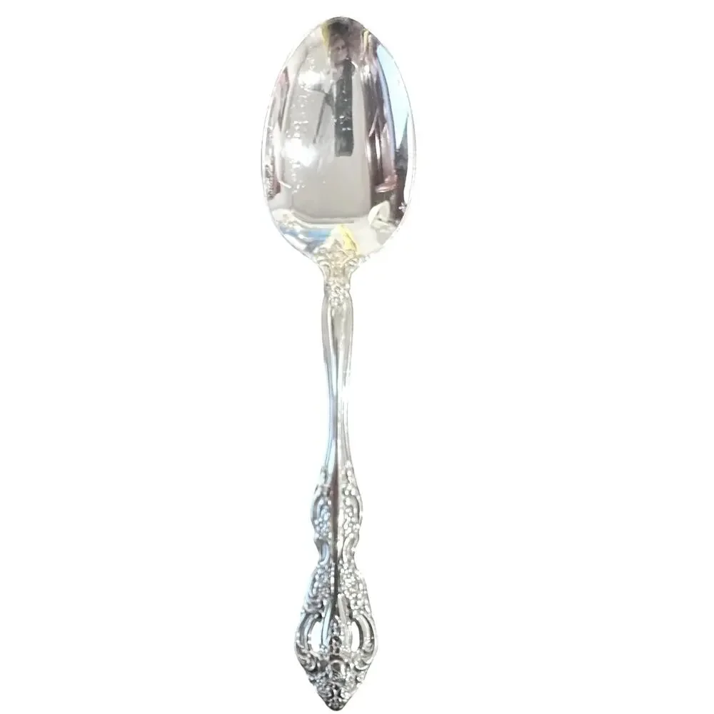 Oneida Michelangelo Cube Stainless Steel Large Solid Serving Spoon-Excellent!
